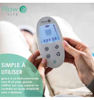 Stimulateur circulatoire Paingone Fllow Lite avec télécommande
