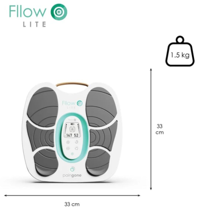 Dimensions du stimulateur circulatoire Paingone Fllow Lite