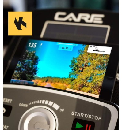 Vélo semi-allongé auto-alimenté Telis RS ergomètre connecté