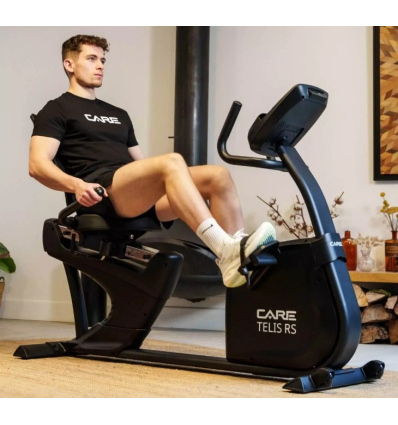 Vélo semi-allongé auto-alimenté Telis RS ergomètre connecté