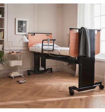 Lit médicalisé réglable électrique 1 personne rotatif et releveur Orbit