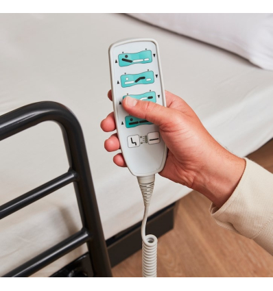 Lit médicalisé 1 personne électrique rotatif et releveur Orbit