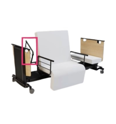 Lot de 2 barrières d'épaules pour lit médicalisé Orbit