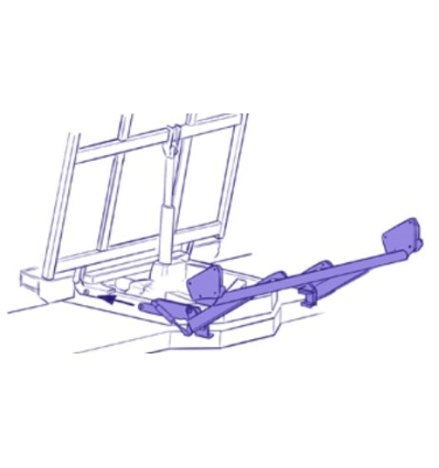 Lot de 2 barrières d'épaules pour lit médicalisé Orbit