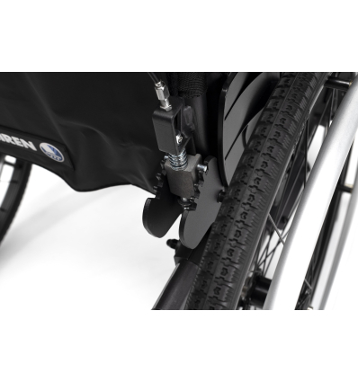 Fauteuil roulant manuel dossier inclinable 30° V500 Light noir Vermeiren