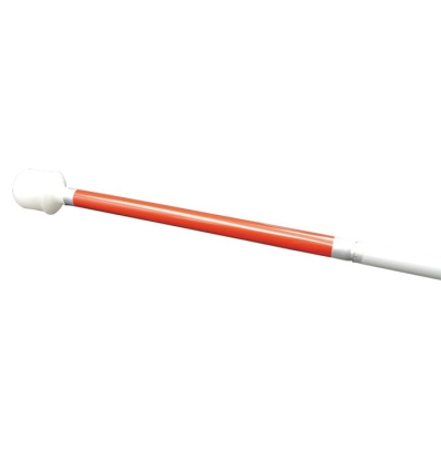 Canne de marche pliante blanche pour aveugle