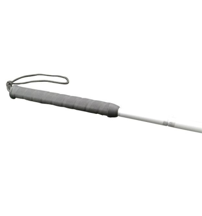 Canne de marche pliante blanche pour aveugle