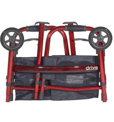 Cadre de marche pliant et ultra léger Ready Set Go rouge