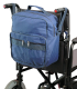 Sac à dos universel bleu pour fauteuil roulant manuel
