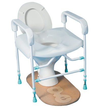 Accoudoir de toilette réglable Prima avec repose-bras confort