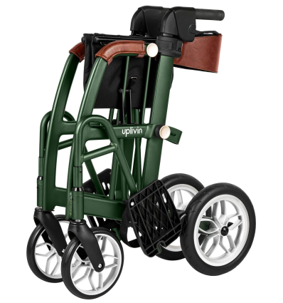 Déambulateur chaise roulante 2 en 1 pliable Glide