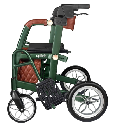 Déambulateur chaise roulante 2 en 1 pliable Glide