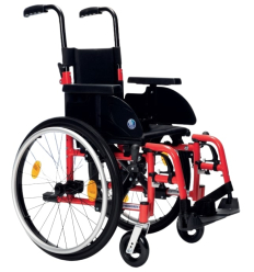 Fauteuil roulant enfant dossier fixe Eclips X2 Kids Vermeiren rouge