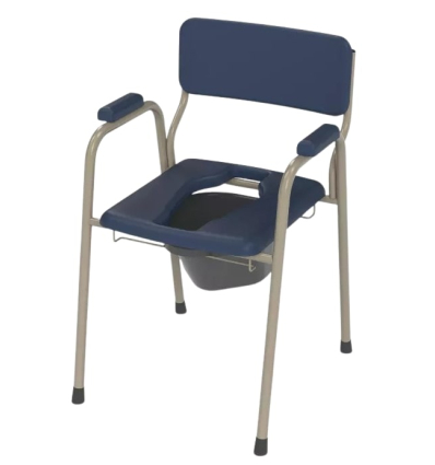 Chaise percée à hauteur fixe avec assise relevable Jelly HMS Vilgo bleu nuit