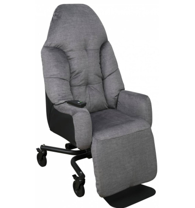 Fauteuil à pousser électrique Liberty E II velours galène Innov