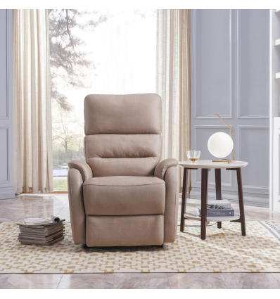 Fauteuil releveur 4 moteurs électrique Lazare beige