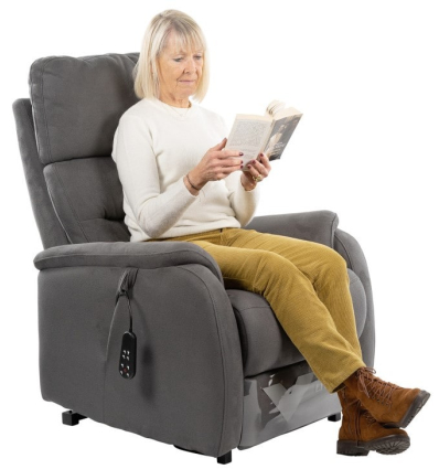 Fauteuil releveur 4 moteurs électrique Lazare gris