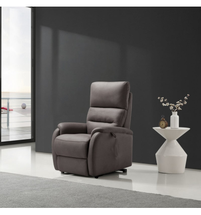 Fauteuil releveur 4 moteurs électrique Lazare gris