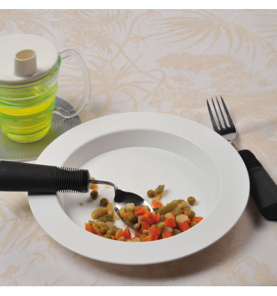 Pack de 20 assiettes ergonomiques adultes Ergo