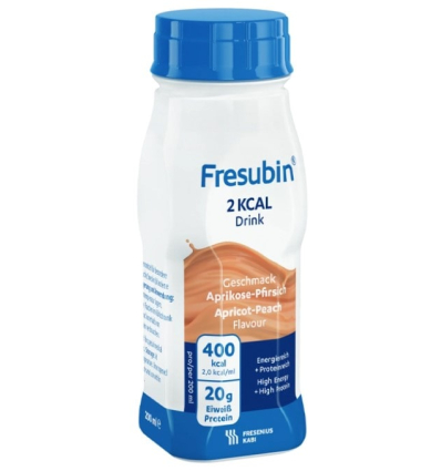 Boisson protéinée sans lactose Fresubin 2 kcal DB Drink pêche abricot