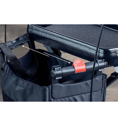 Déambulateur 4 roues léger et pliable Space LX Artline Rehasense système de sécurité