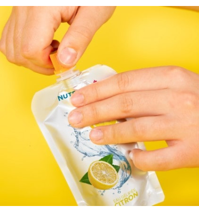 Eau gélifiée en gourde Hydrafast x36 citron Nutrisens