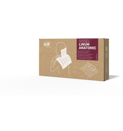 Coussin chauffant en graine de lin Linum Anatomic Sissel bleu