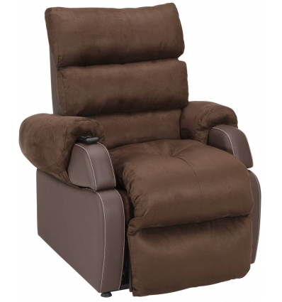 Fauteuil releveur électrique 2 moteurs Cocoon G1 Innov'SA velours marron