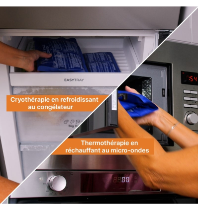 Compresse chauffante ou réfrigérante chaud-froid Hot Cold micro-ondes ou congélateur