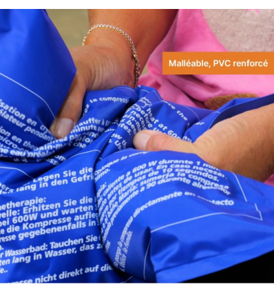 Compresse chauffante ou réfrigérante chaud-froid Hot Cold PVC renforcé