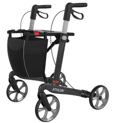 Déambulateur d'extérieur 4 roues pliable Carbone Athlon