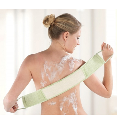 Sangle lave-dos en bambou 3 en 1