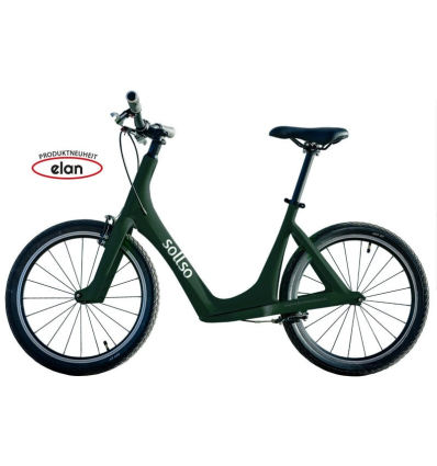 Draisienne adulte ultra-légère Sollso vert foncé