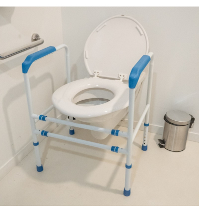Accoudoirs WC réglables pour les toilettes