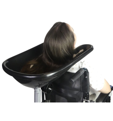 Bac à shampoing réglable sur pied PMR personne handicapée