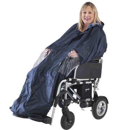 Cape de pluie pour fauteuil roulant électrique