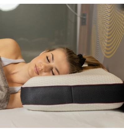 Oreiller ergonomique à mémoire de forme bambou Confort Epaule Relax Inphysio