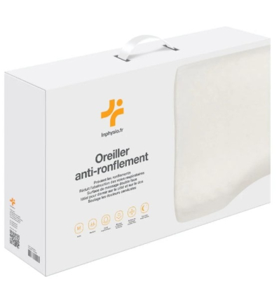 Oreiller à mémoire de forme anti-ronflement Inphysio