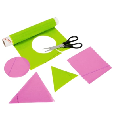 Rouleau antidérapant Dycem (largeur 20 cm) vert citron et rose