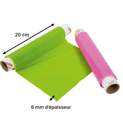 Dimensions du rouleau antidérapant Dycem (largeur 20 cm)