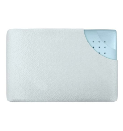 Oreiller à mémoire de forme avec gel rafraîchissant infusé Climaconfort Ice Inphysio