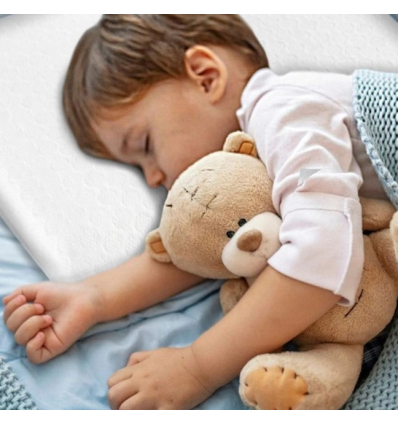 Oreiller enfant à mémoire de forme perforé bambou Inphysio