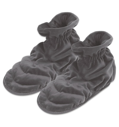 Chaussons chauffants micro-ondes graines de lin