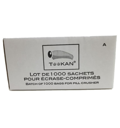 Boîte de 1000 sachets en polyéthylène pour l'écrase médicament Tookan