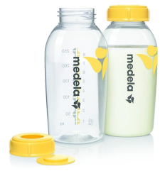 Lot de 2 biberons Medela 250ml pour lait maternel