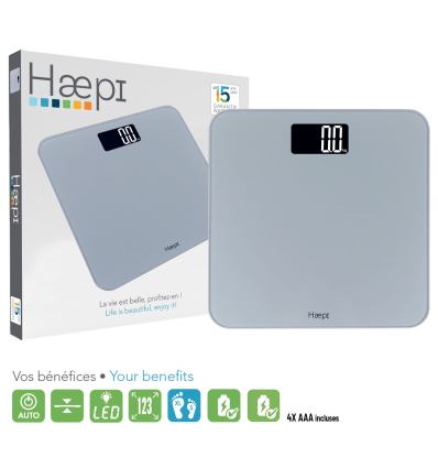 Balance électronique Haepi avec grand écran LED