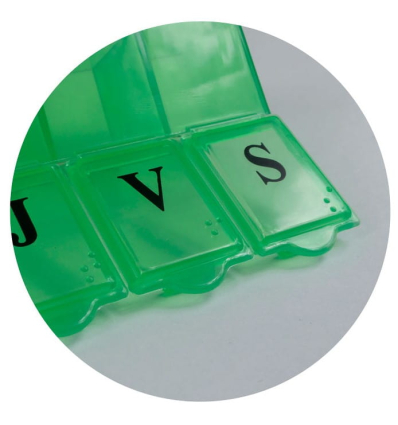 Pilulier semainier hebdomadaire pour médicament Eco