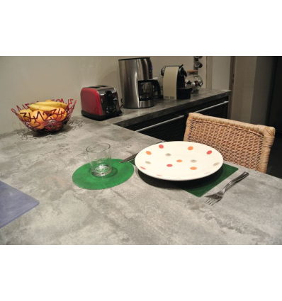Set de table rectangulaire antidérapant Ergo vert