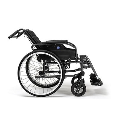Fauteuil roulant handicapé manuel pliable D200N Initial Vermeiren dossier inclinable