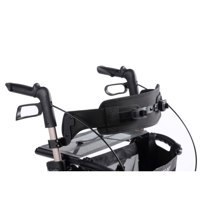 Dossier du déambulateur 4 roues léger et pliable Gemino 30 Sunrise